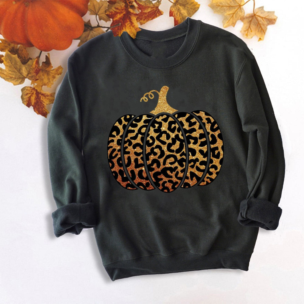 swvws Halloween Costume Colored Tis' The Season Pumpkin Spice Sweatshirt Retro Fall Women Long Sleeve Autumn Halloween Pullovers Streetwear Outfits