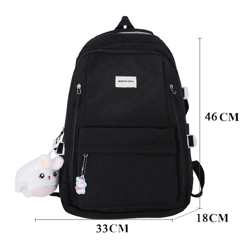 BACK TO SCHOOL  Waterproof Male Backpack Fashion High-capacity Travel Mochila Men High School Bookbag Girls Rucksack Laptop Bagpack