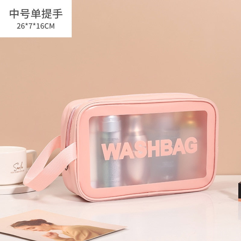 swvws  Waterproof Female Storage Make up Cases Bag Fashion Outdoor Girl Makeup Bag Women Cosmetic Bag Women Toiletries Organizer