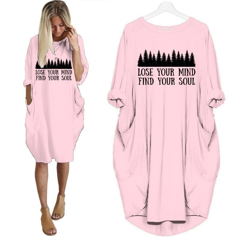 swvws Women Off The Shoulder New T-Shirt For Women Funny Letter Print Find Your Soul  Tshirt Plus Size Tops Graphic Tees