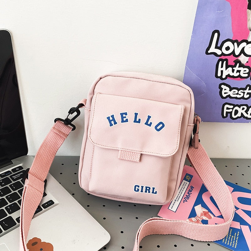 swvws Teenage Girls Small Bag Women Letter Print Handbags and Purses Fashion  Crossbody Bags For Women Bolsa Feminina Shoulder Bag