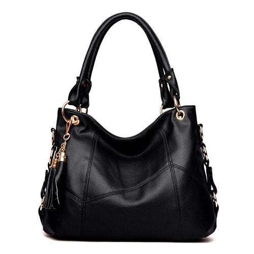 swvws  Women Leather Handbags Women Messenger Bags Female Crossbody Bags Ladies Designer Shoulder Bag Top-handle Bag Vintage Retro Tote