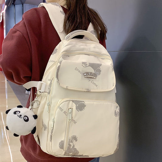 Fashion Kawaii Travel Bag Student Laptop College Backpack Girls School Bag Teenage Women Backpack Female Leisure Cute Mochila