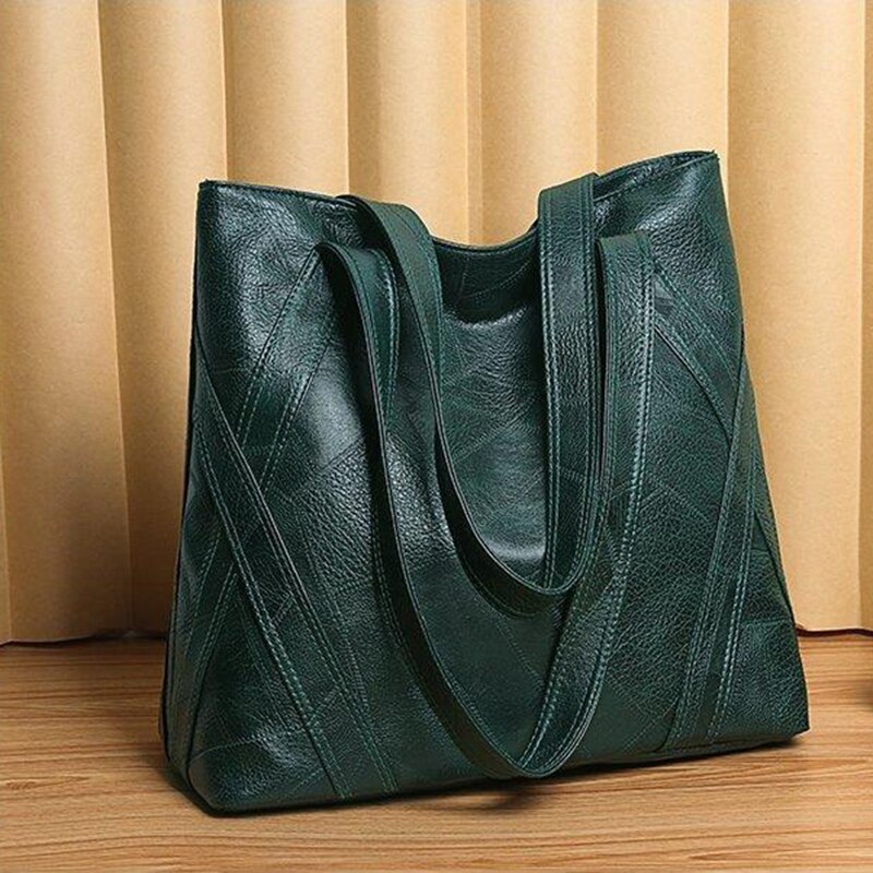 swvws Women's Luxury Handbag New Fashion Women's Shoulder Bag Large Capacity Retro Soft Pu Leather High Quality Tote Bag for Women