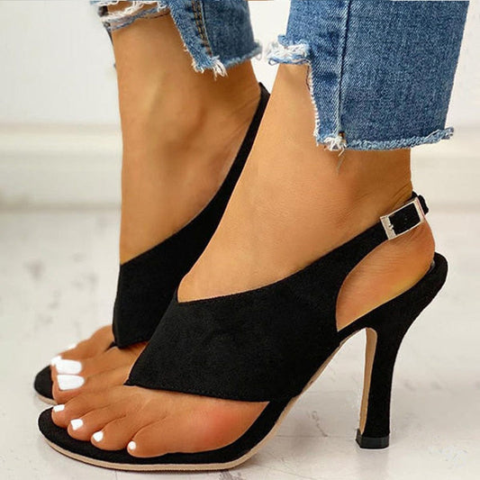 swvws Women Sandals Fashion High Heels Sandals For Summer Women Shoes  Ankle Strap Heel Zapatos Mujer Summer Footwear Women Pumps