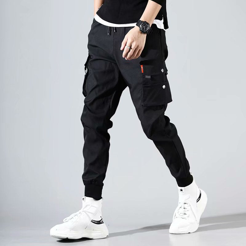 swvws Mens Vintage Hip Hop Style Baggy Jeans Hip Hop Cargo Pants Men Streetwear Cotton Joggers Fashion Sweatpants Male Casual Harem Trousers Summer Harajuku Pants Men Women