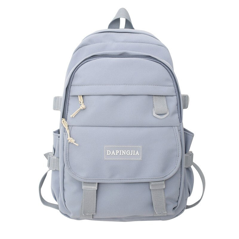 Cool Female Waterproof White College Backpack Trendy Lady Laptop Backpack Book Girl Travel Student Bag Fashion Women School Bags