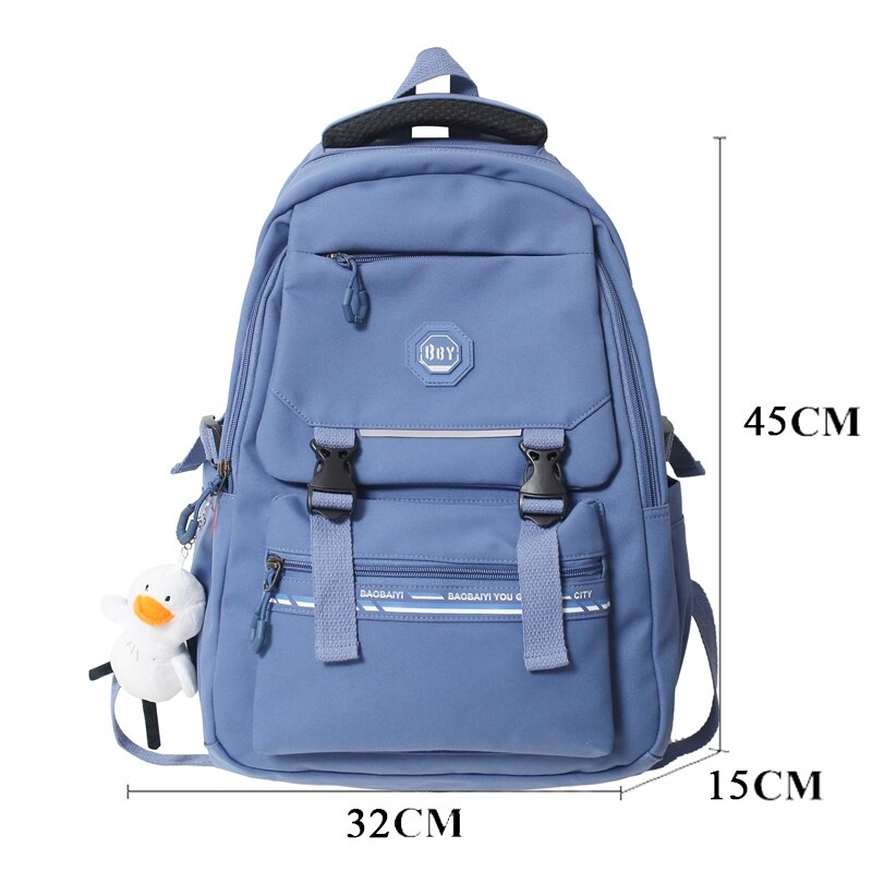 Back to school  High School Bookbag Fashion Lovers Rucksack Schoolbag for Girls Boys Waterproof Women Travel Bag Mochila Men Backpack