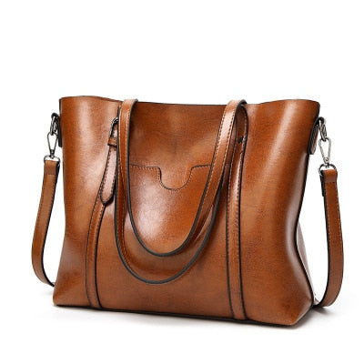 swvws Shoulder Bags for Women Oil Wax Leather Handbag Tote Crossbody Bag Women Luxury Handbag Women Bags Designer Handbag High Quality