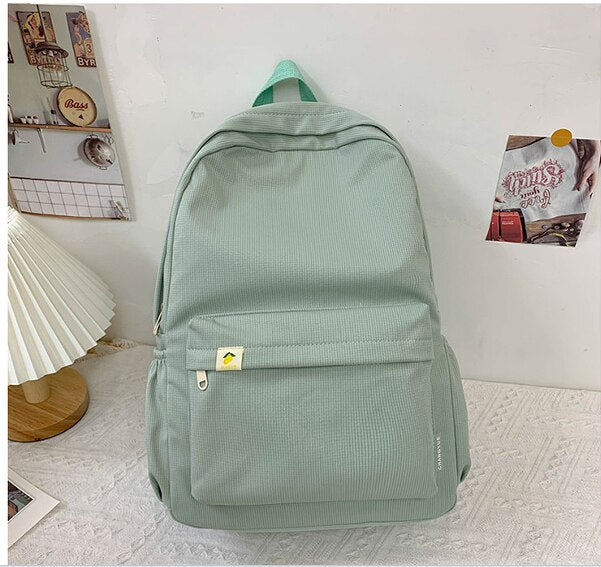 Back to school  Kawaii Teens Bookbag Bag for Girl Fashion Schoolbag Cute Canvas Backpack Women Travel Shoulder Mochila Laptop Rucksack