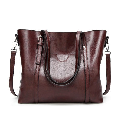 swvws Shoulder Bags for Women Oil Wax Leather Handbag Tote Crossbody Bag Women Luxury Handbag Women Bags Designer Handbag High Quality