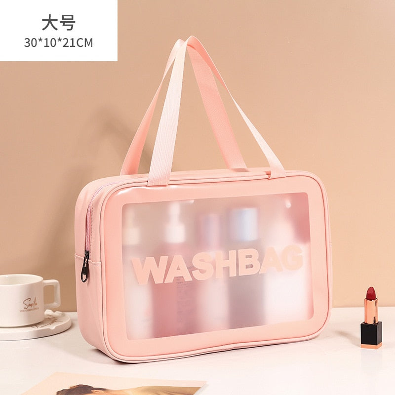 swvws  Waterproof Female Storage Make up Cases Bag Fashion Outdoor Girl Makeup Bag Women Cosmetic Bag Women Toiletries Organizer