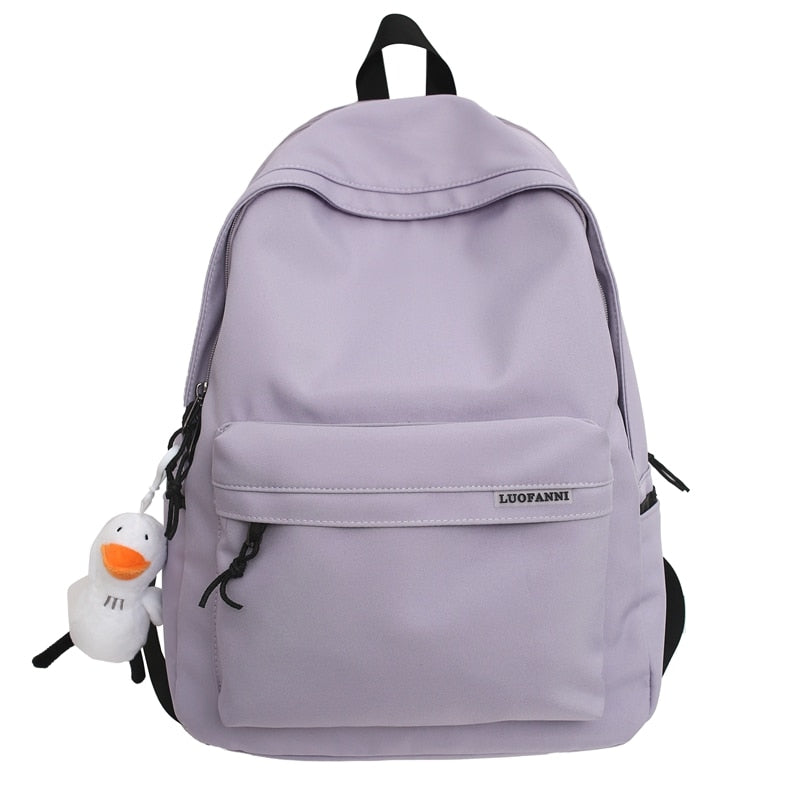 swvws Fashion Girl Boy Waterproof Travel Student Backpack Cool Lady Male Backpack Female Men Nylon College Bag School Trendy Women Bag