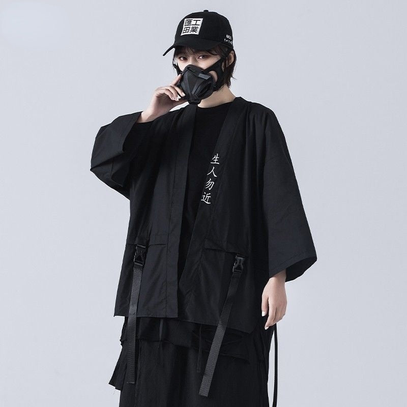 swvws Back To School T-Shirt Punk Gothic Cardigan Goth Clothes Summer Short Sleeve T-Shirts Coat Japanese Style Streetwear Hip Hop