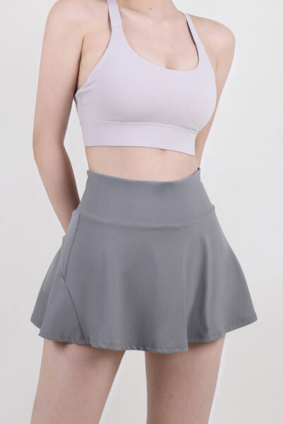 swvws High Waist Pleated Active Skirt