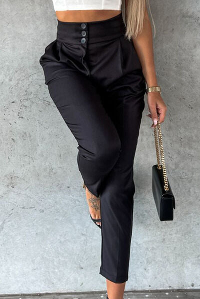 swvws High Waist Wide Waistband Pants