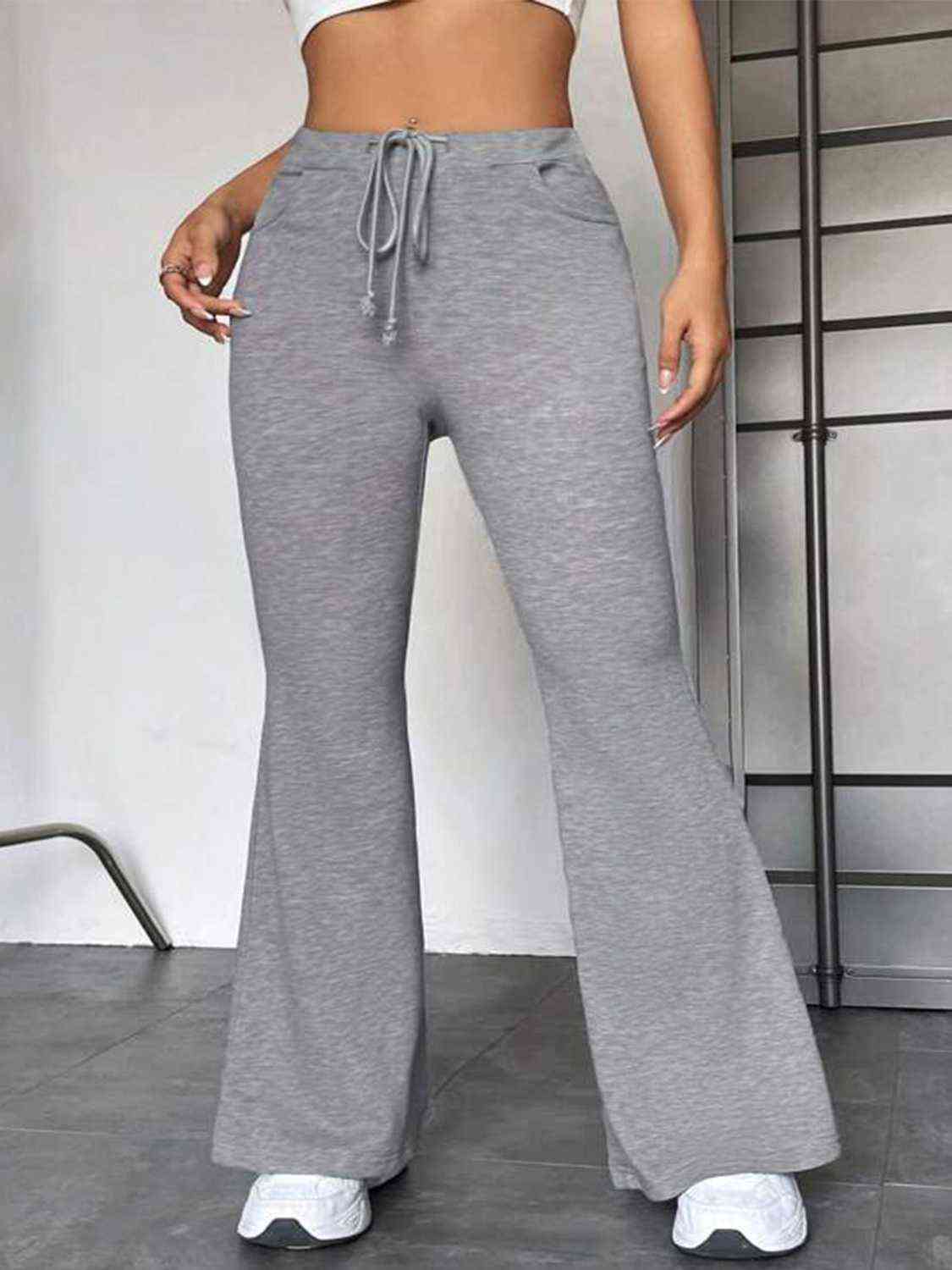 swvws Drawstring Sweatpants with Pockets