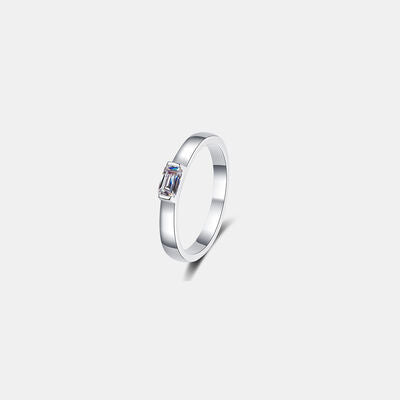 swvws Moissanite 925 Sterling Silver Ring