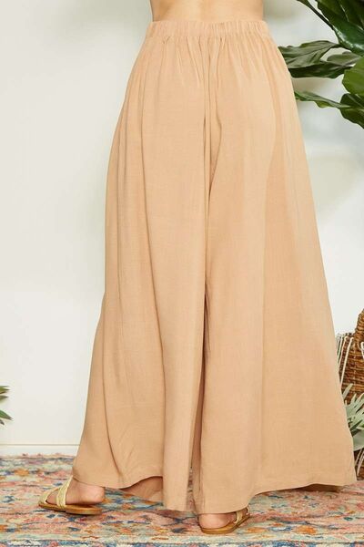 swvws Mittoshop Wrap Pleating Detail Wide Leg Pants