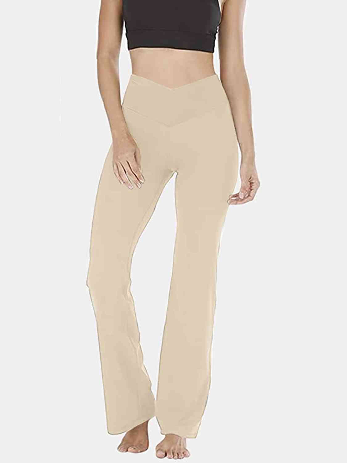 swvws V-Waist Bootcut Long Pants