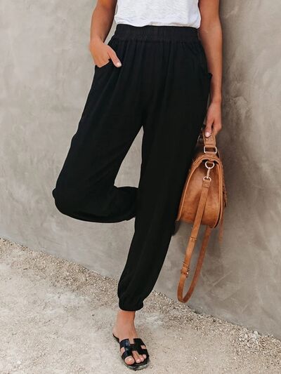 swvws High Waist Cropped Pants