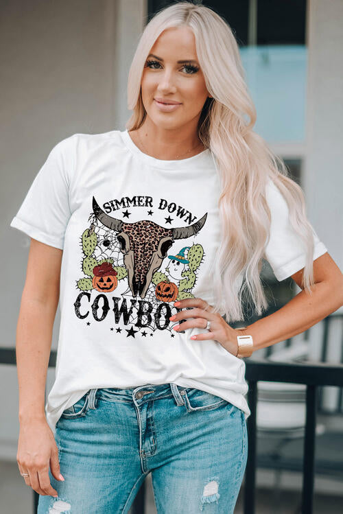 swvws COWBOY Graphic Short Sleeve T-Shirt