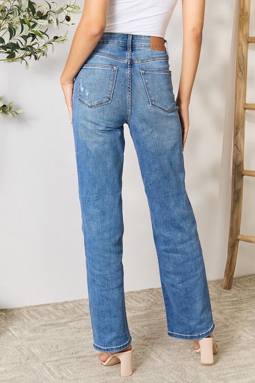 swvws Judy Blue Full Size High Waist Distressed Jeans