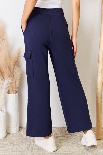 swvws RISEN Drawstring Relaxed Cargo Wide Leg Pants