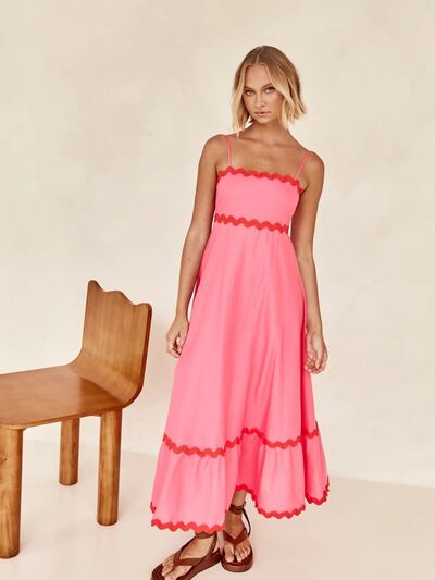 swvws Spaghetti Strap Maxi Dress