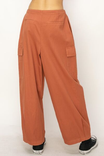 swvws HYFVE Drawstring Cargo Wide Leg Pants