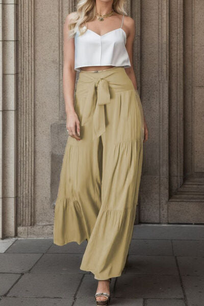 swvws Tied Wide Leg Pants