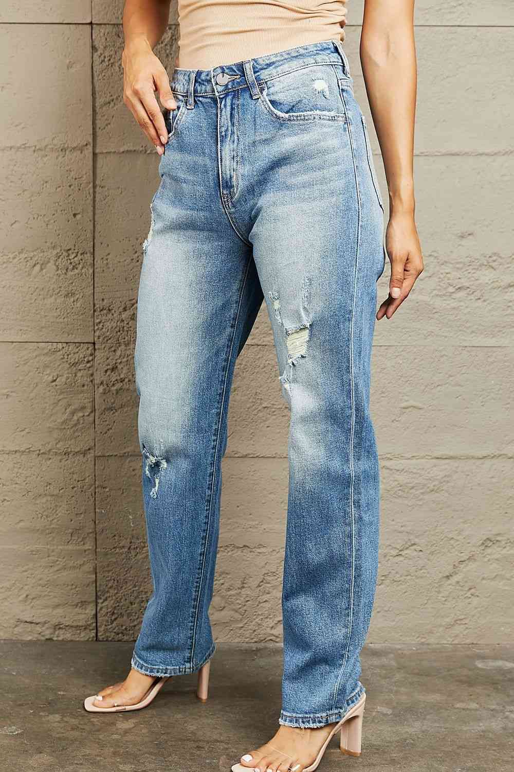 swvws BAYEAS High Waisted Straight Jeans