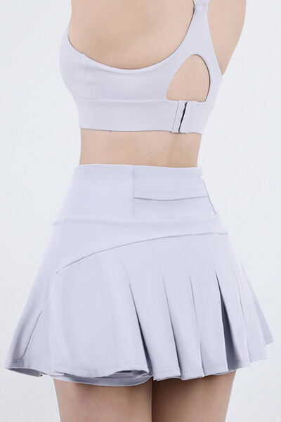 swvws High Waist Pleated Active Skirt