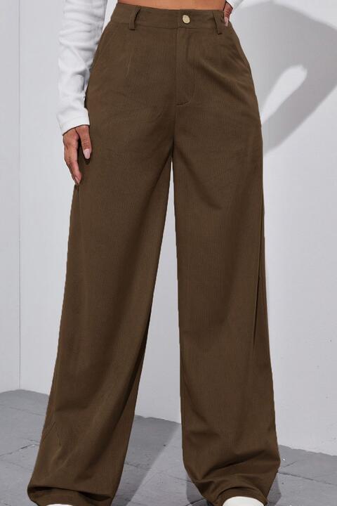 swvws Straight Leg High Waist Pants