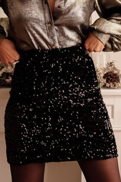 swvws Sequin Mini Skirt