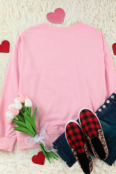 swvws BE MINE Round Neck Sweatshirt