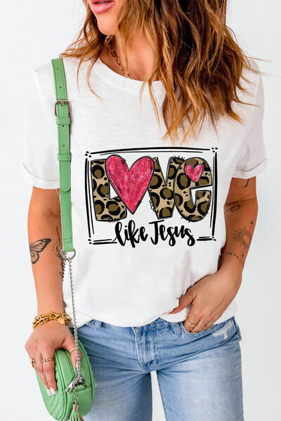 swvws LOVE LIKE JESUS Short Sleeve T-Shirt