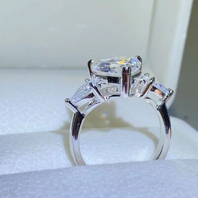 swvws 3 Carat Moissanite 925 Sterling Silver Ring