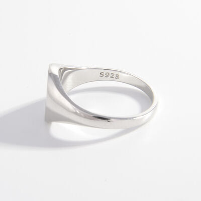 swvws 925 Sterling Silver Signet Ring