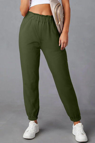 swvws Elastic Waist Joggers