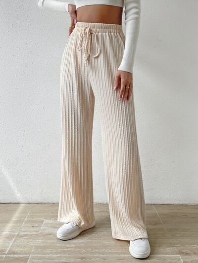 swvws Drawstring Wide Leg Pants