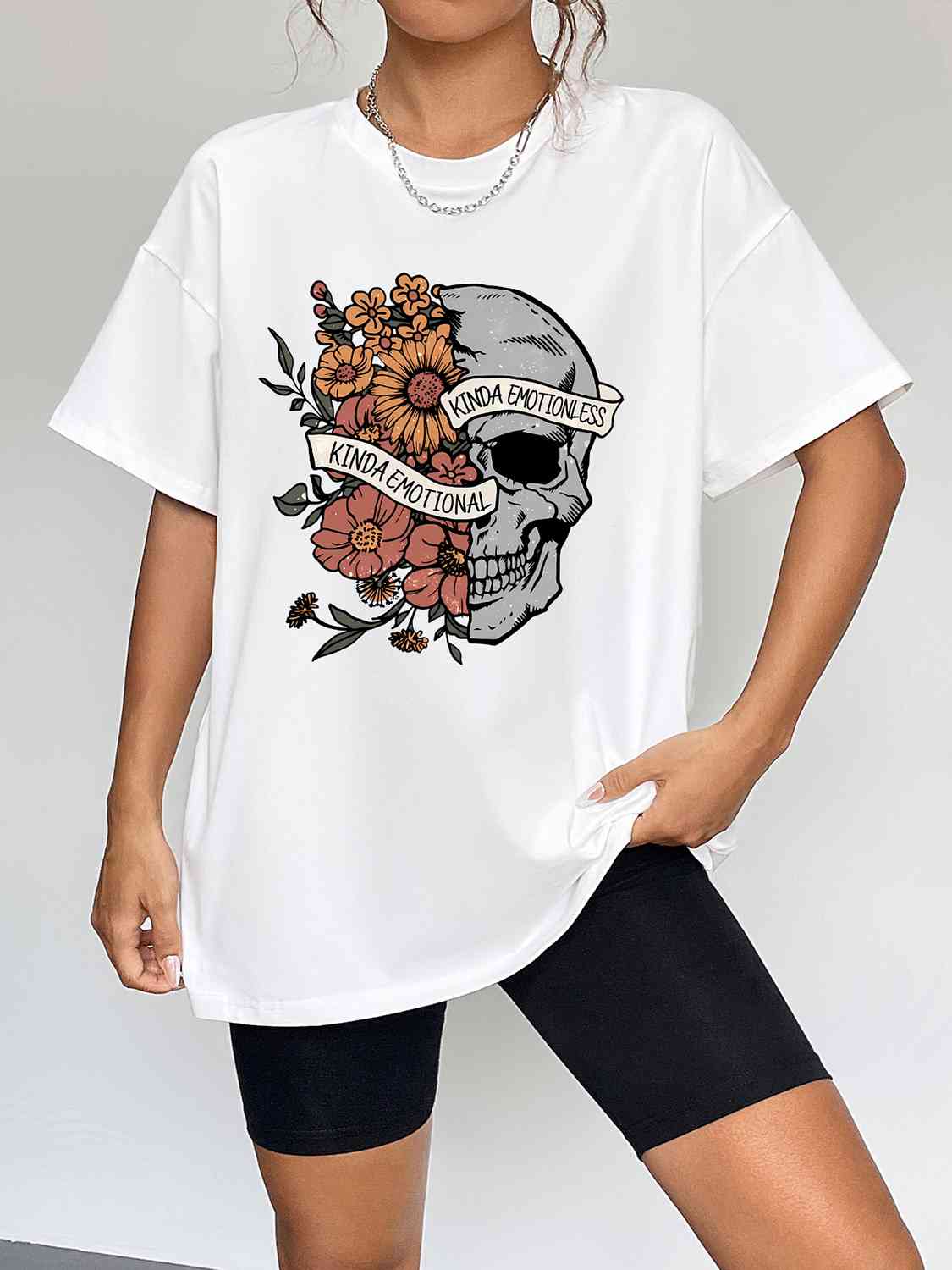 swvws Round Neck Short Sleeve Graphic T-Shirt