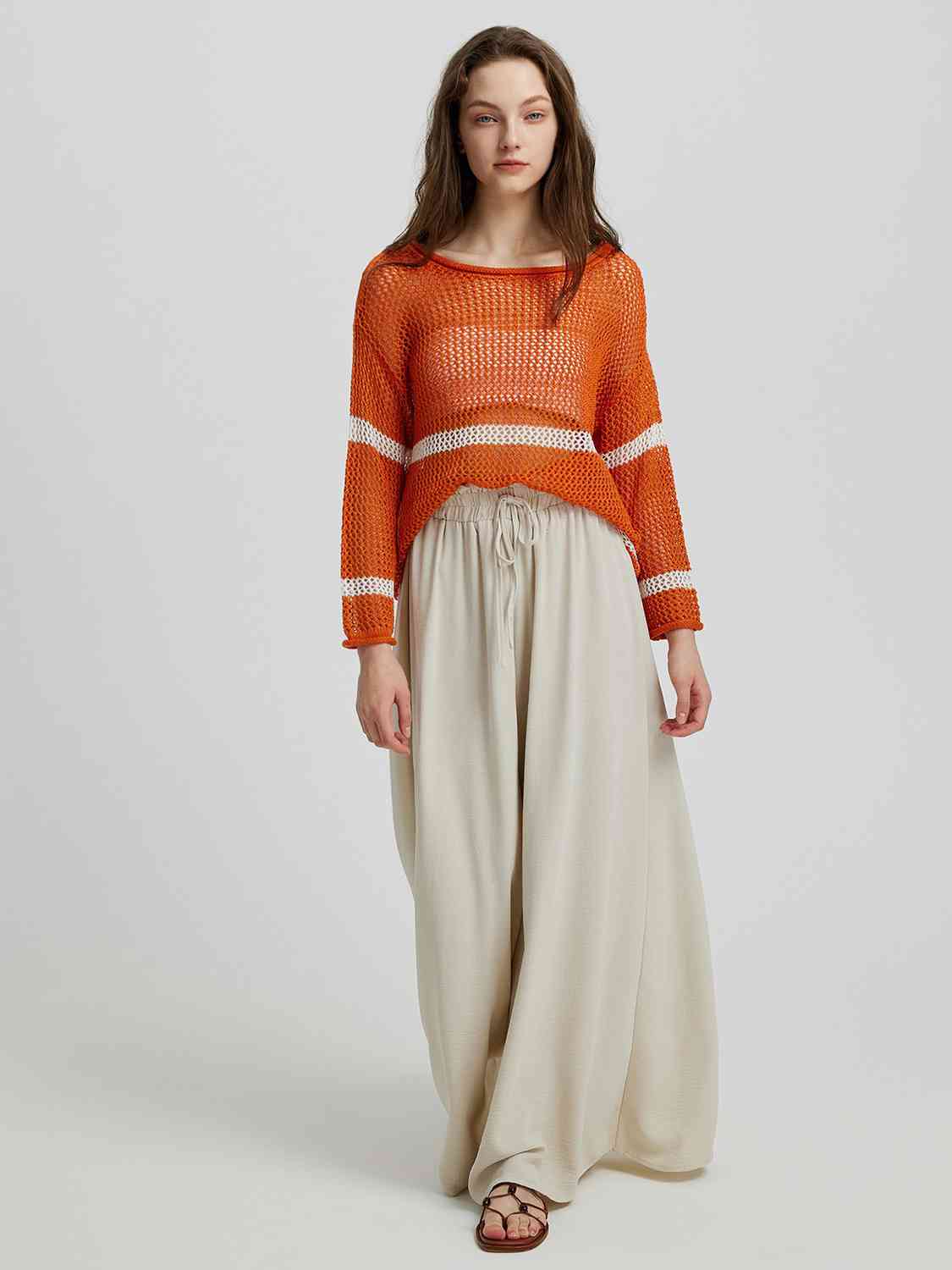 swvws Drawstring Wide Leg Pants