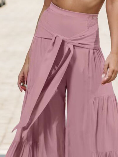 swvws Tied Wide Leg Pants