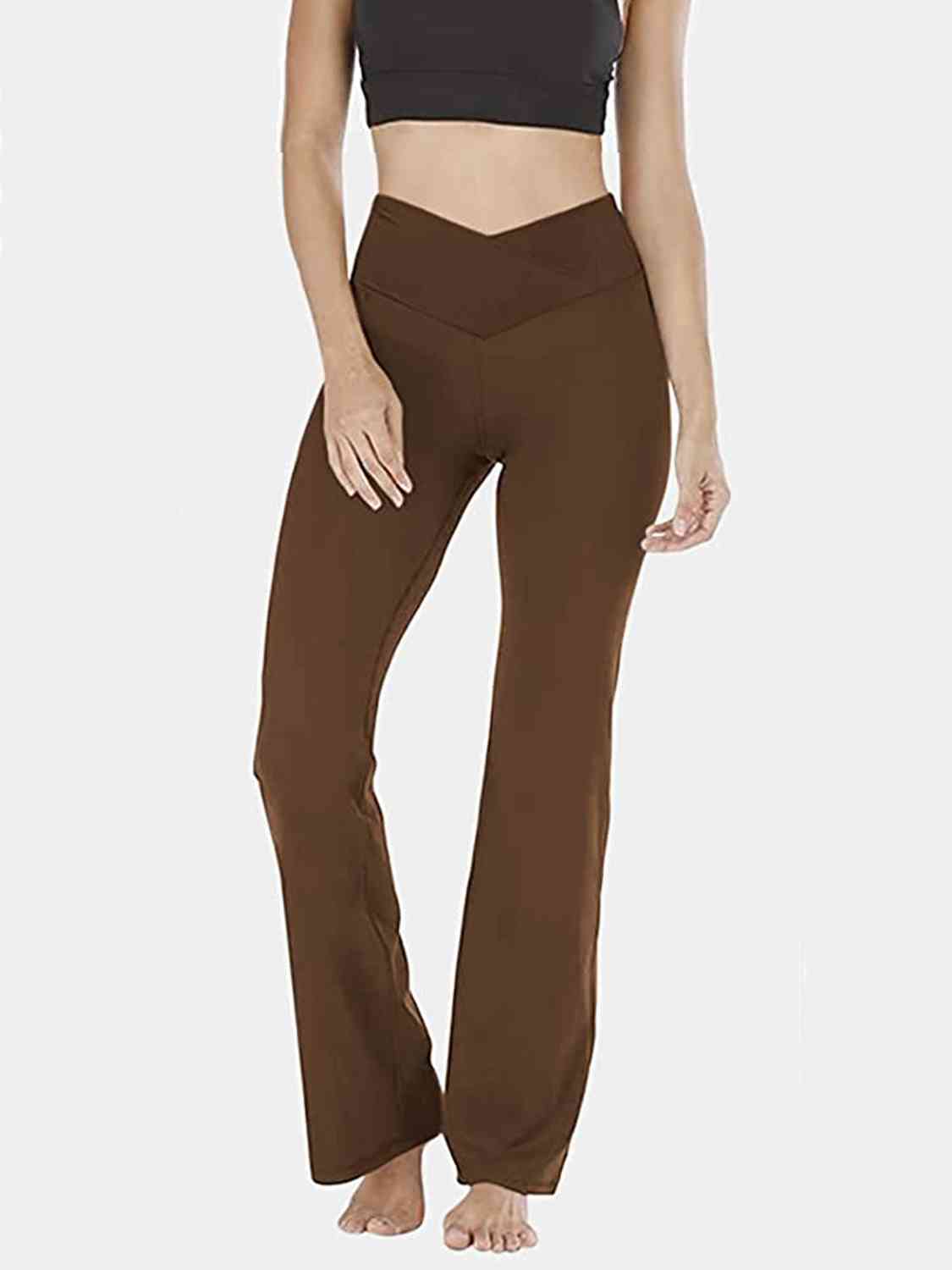 swvws V-Waist Bootcut Long Pants