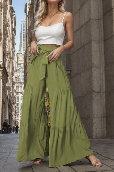 swvws Tied Wide Leg Pants