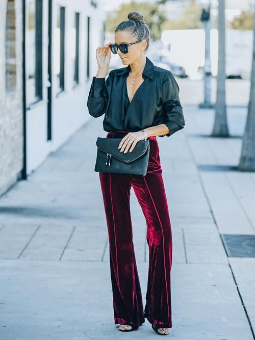 swvws High Waist Flare Pants