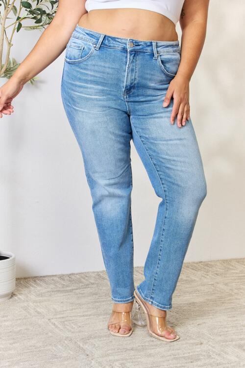 swvws RISEN Full Size Mid Rise Skinny Jeans