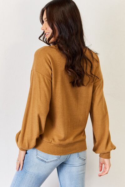 swvws HYFVE Round Neck Long Sleeve Top