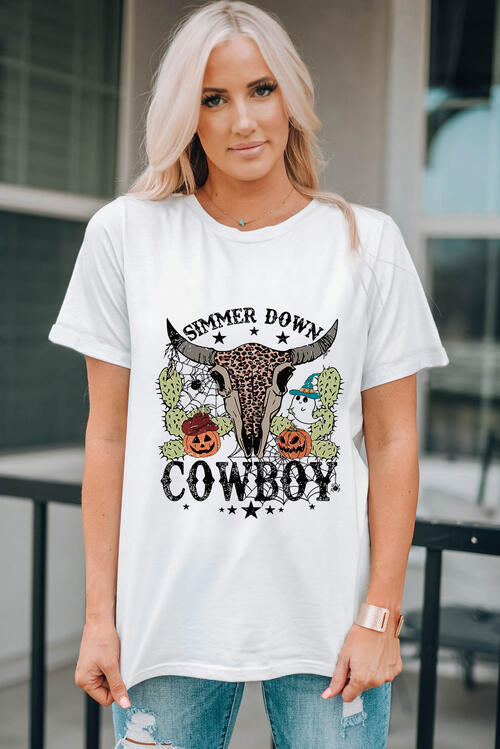 swvws COWBOY Graphic Short Sleeve T-Shirt